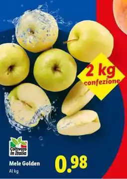 Lidl Mele Golden offerta