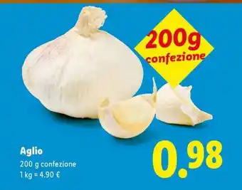 Lidl Aglio offerta