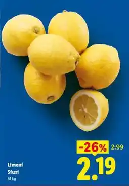Lidl Limoni Sfusi offerta