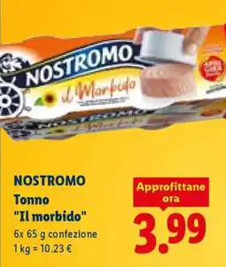 Lidl Nostromo Tonno 'Il Morbido' offerta