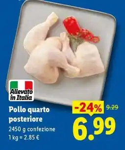 Lidl POLLO QUARTO POSTERIORE offerta