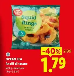 Lidl Ocean Sea Anelli di totano offerta