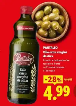 Lidl Pantaleo Olio Extra Vergine di Oliva offerta