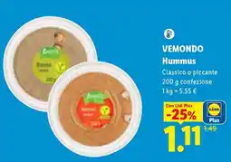 Lidl Vemondo Hummus offerta