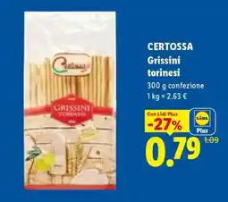 Lidl Certossa Grissini Torinesi offerta
