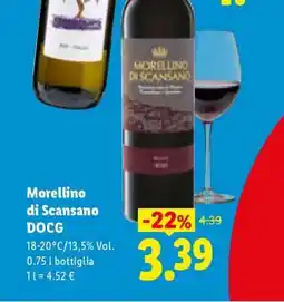 Lidl MORELLINO DI SCANSANO DOCG offerta