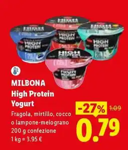 Lidl Milbona High Protein Yogurt offerta