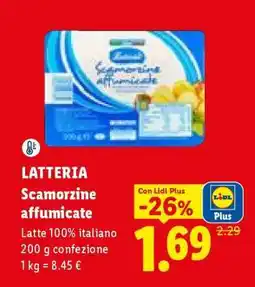 Lidl LATTERIA Scamorza affumicate offerta