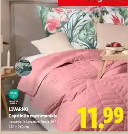 Lidl LIVARNO Copriletto matrimoniale offerta