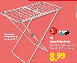 Lidl W5 Stendibiancheria offerta