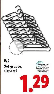 Lidl W5 Set grucce, 10 pezzi offerta