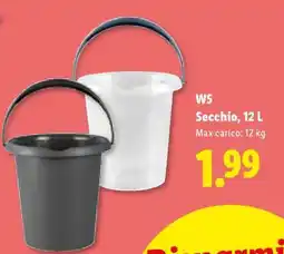 Lidl W5 Secchio, 12 L offerta