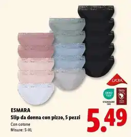 Lidl esmara offerta