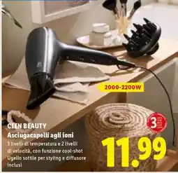 Lidl Cien BEAUTY Asciugacapelli agli ioni offerta