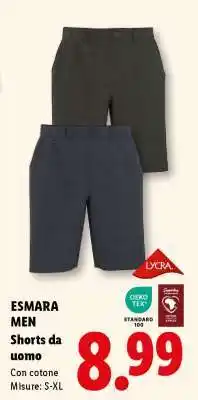 Lidl ESMARA MEN Shorts da uomo offerta