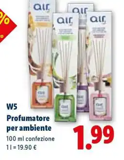 Lidl W5 Profumatore per ambiente offerta