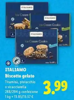 Lidl ITALIAMO Biscotto gelato offerta