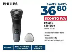 Trony Philips rasoio S1142/00 offerta