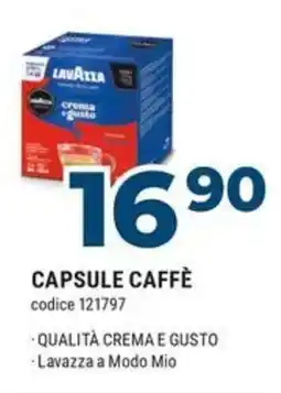 Trony Lavazza capsule caffè offerta