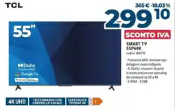 Trony Tcl smart tv 55P69K offerta