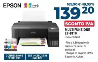 Epson multifunzione ET-1810