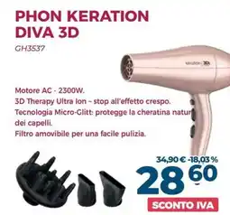 Trony Phon keration diva 3d GH3537 offerta