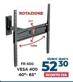 Trony Meliconi rotazione FR 400 offerta