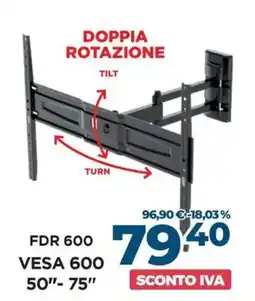 Trony Meliconi doppia rotazione FDR 600 offerta