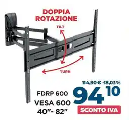 Trony Meliconi doppia rotazione FDRP 600 offerta