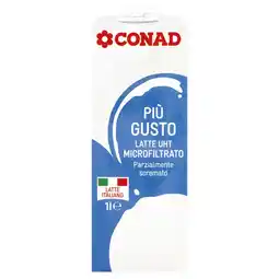 Spazio Conad LATTE UHT MICROFILTRATO PIÙ GUSTO CONAD offerta