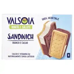 Spazio Conad IL GELATO SANDWICH 100% VEGETALE VALSOIA offerta