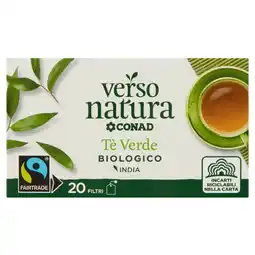 Spazio Conad TÈ VERDE BIOLOGICO INDIA VERSO NATURA CONAD offerta