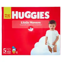 Spazio Conad • PANNOLINI O MUTANDINA LITTLE MOVERS HUGGIES • EXTRA CARE offerta
