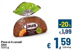 Qui Discount Pane ai 4 cereali Jaus offerta