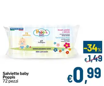 Qui Discount Salviette baby Poppis offerta