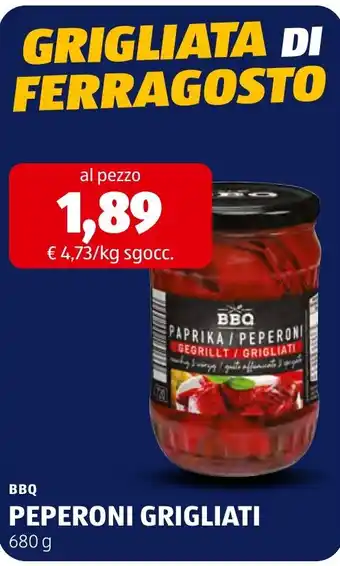 BBQ PEPERONI GRIGLIATI