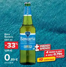 Carrefour Birra Bavaria offerta