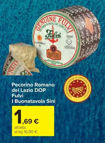 Pecorino Romano del Lazio DOP Fulvi