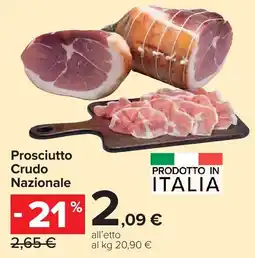 Carrefour Prosciutto Crudo Nazionale offerta