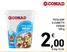 Spazio Conad Feta Dop a Cubetti CONAD offerta