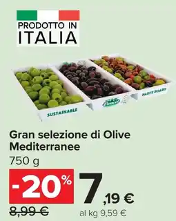 Carrefour Gran selezione di Olive Mediterranee offerta