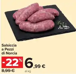 Carrefour Salsiccia a Pezzi di Norcia offerta