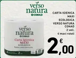Spazio Conad Carta Igienica MAXI ECOLOGICA VERSO NATURA CONAD offerta