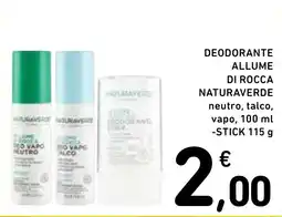 Spazio Conad DEODORANTE ALLUME DI ROCCA NATURAVERDE offerta