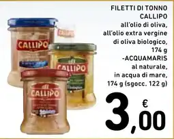 Spazio Conad FILETTI DI TONNO CALLIPO offerta
