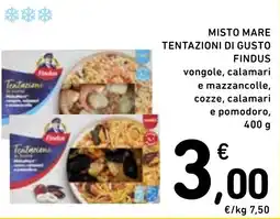 Spazio Conad Misto Mare Tentazioni di Gusto Findus offerta