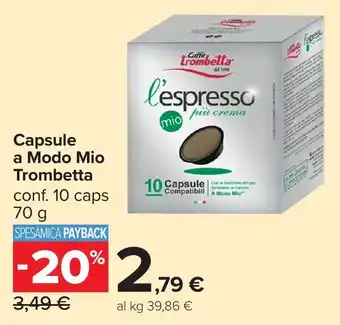 Capsule a Modo Mio Trombetta