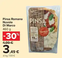 Carrefour Pinsa Romana Nuvola Di Marco offerta