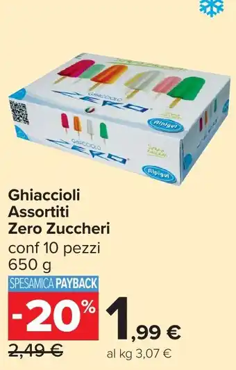 Ghiaccioli Assortiti Zero Zuccheri
