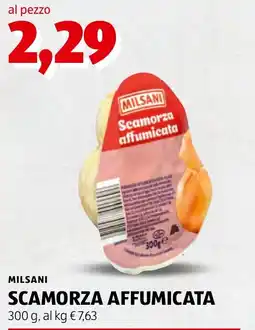 ALDI MILSANI SCAMORZA AFFUMICATA offerta